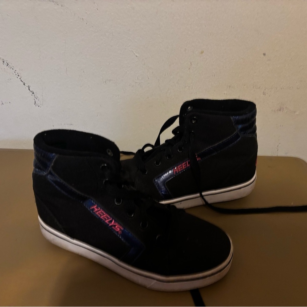 Heelys Black and Blue High-Top Sneakers youth size 3